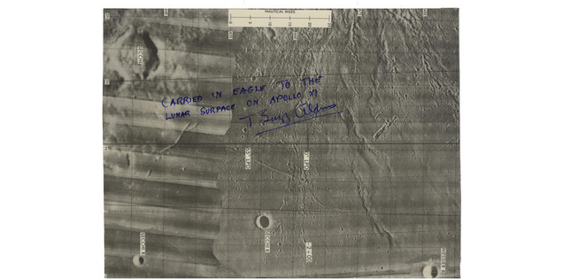 Aldrin’s lunar navigational chart from Apollo 11 (est. $25,000 - $35,000)